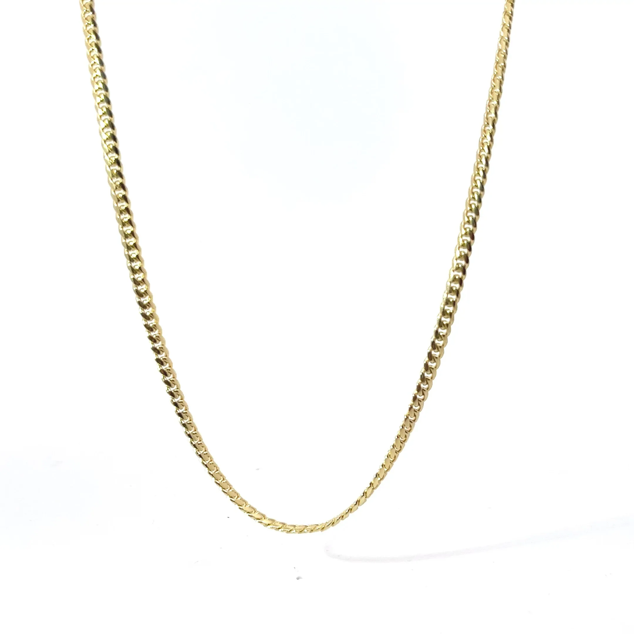14k Yellow Gold 12.2 Gram Cuban Link Necklace 22"inch 2.6mm