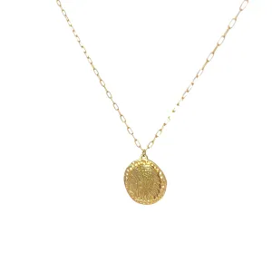 14k Yellow Gold National American Necklace
