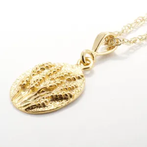14kt Yellow Gold Vermeil Wheat Field Necklace
