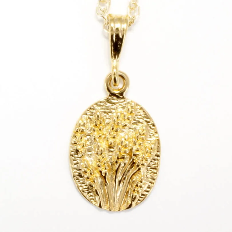 14kt Yellow Gold Vermeil Wheat Field Necklace