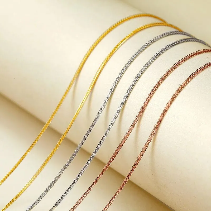 18k Gold Chopin Chain Necklace