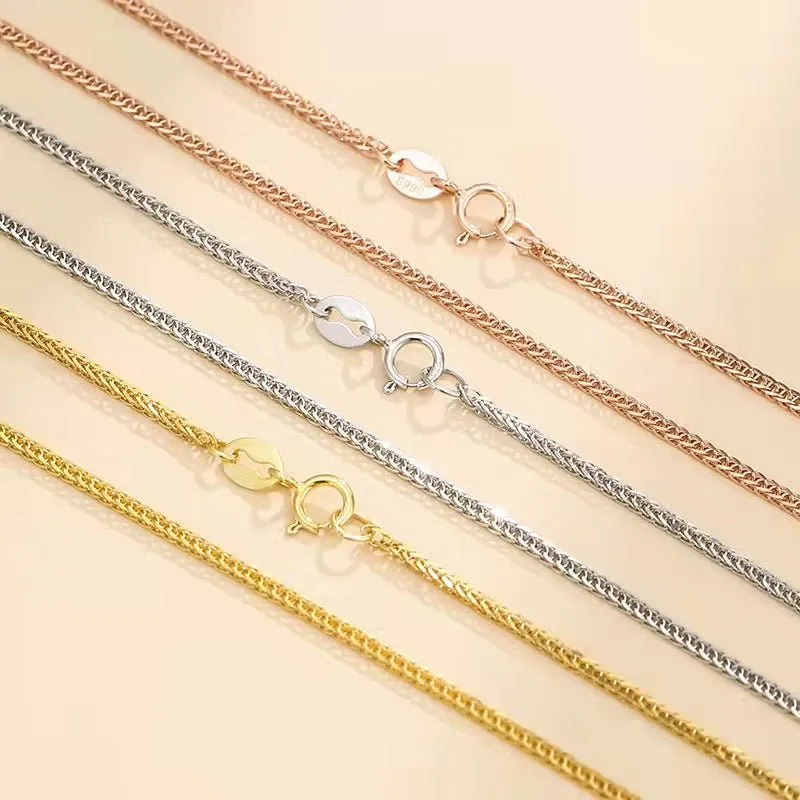 18k Gold Chopin Chain Necklace