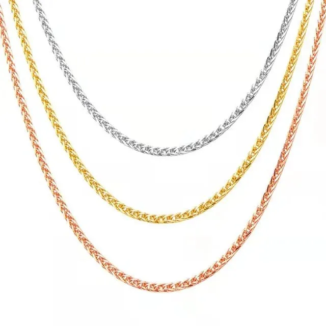 18k Gold Chopin Chain Necklace