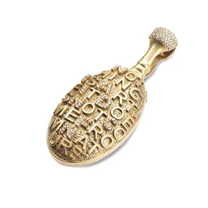 20K "Nothing is Art if it Does Not Come From Nature" Pendant