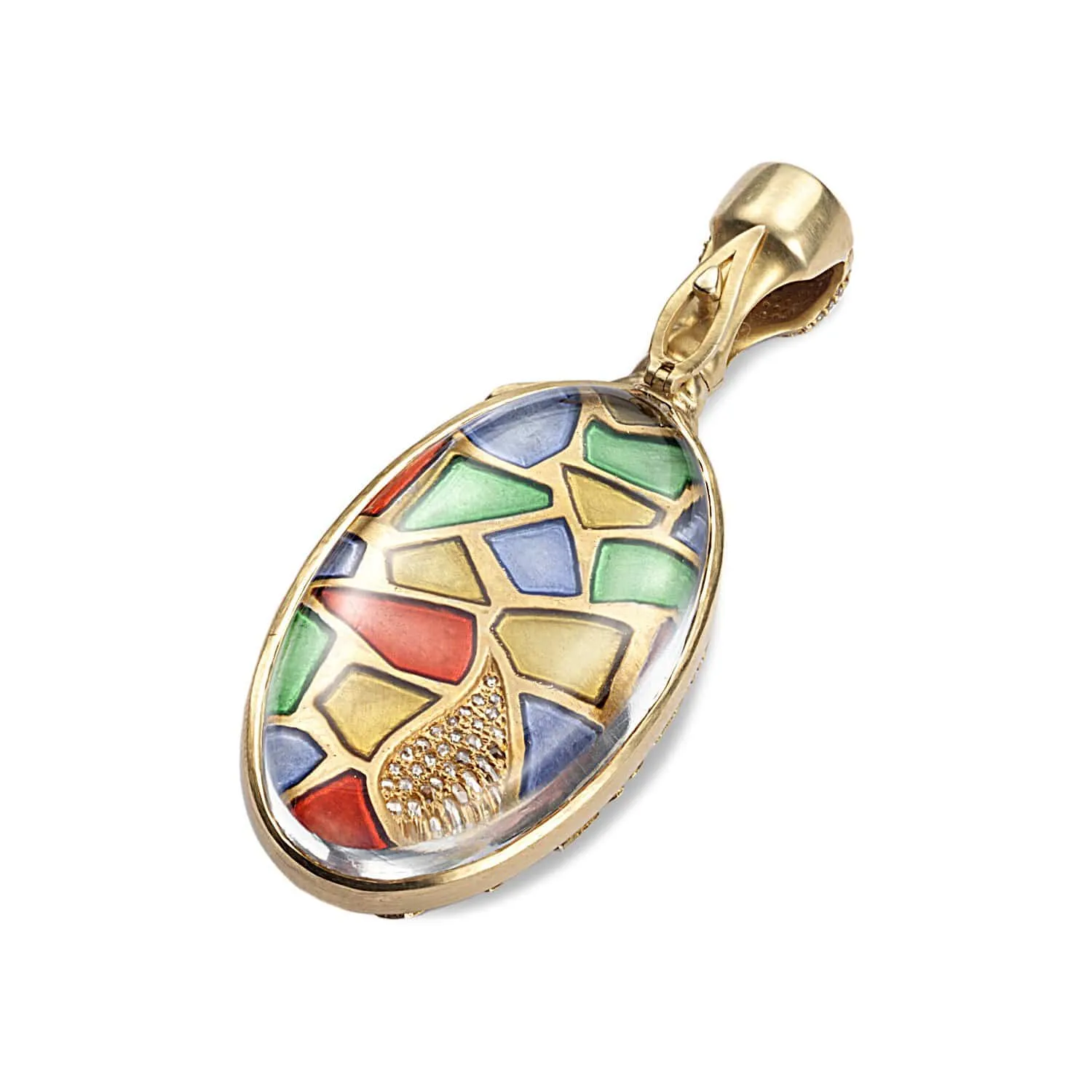 20K "Nothing is Art if it Does Not Come From Nature" Pendant