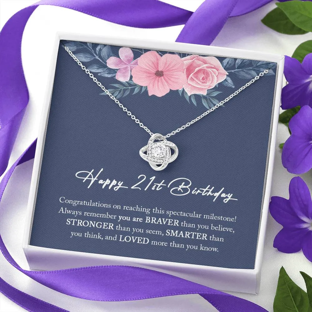 21st Birthday Gift for Her, 21st Birthday Gift for Best Friend, 21st Birthday Necklace