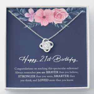 21st Birthday Gift for Her, 21st Birthday Gift for Best Friend, 21st Birthday Necklace