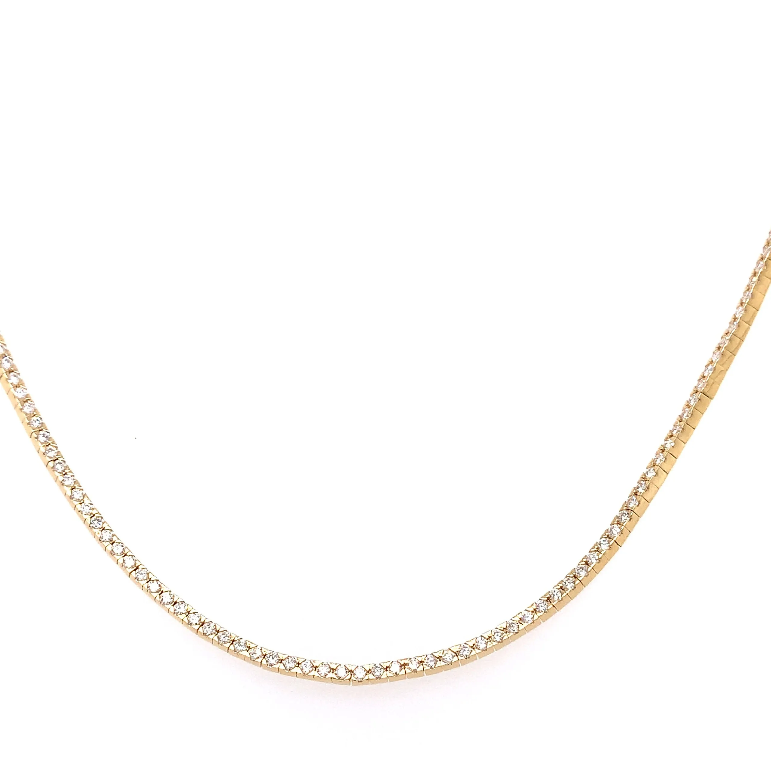 2.24ct tw Diamond Riviera Line Tennis Necklace