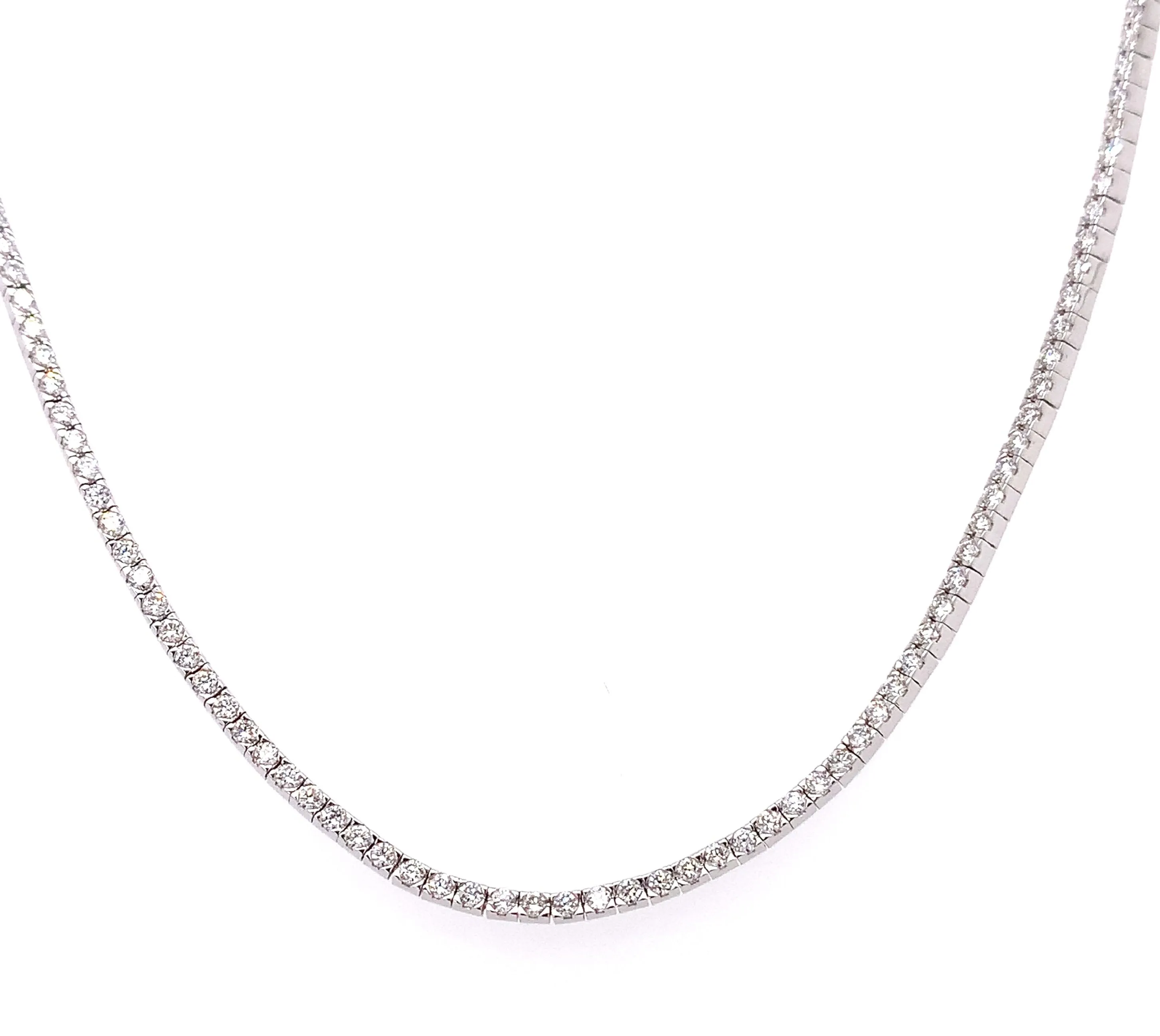 2.26ct tw Diamond Riviera Line Tennis Necklace