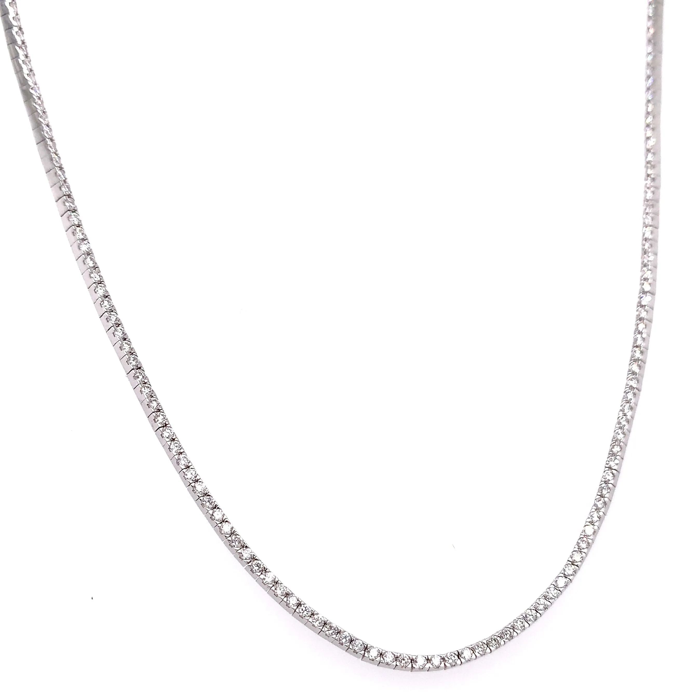 2.26ct tw Diamond Riviera Line Tennis Necklace
