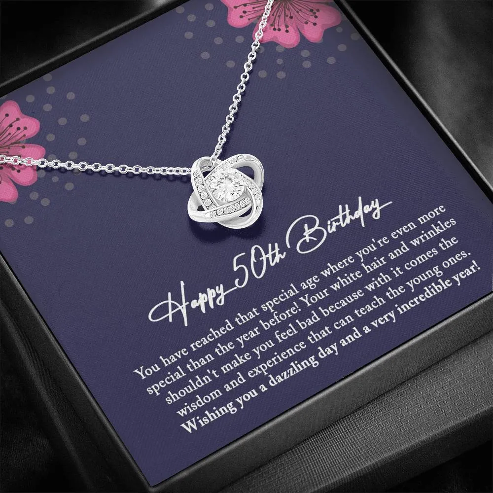 50th Birthday Gift for Women,  50th Birthday Gift for Women Jewelry, Gift For 50th Birthday Woman