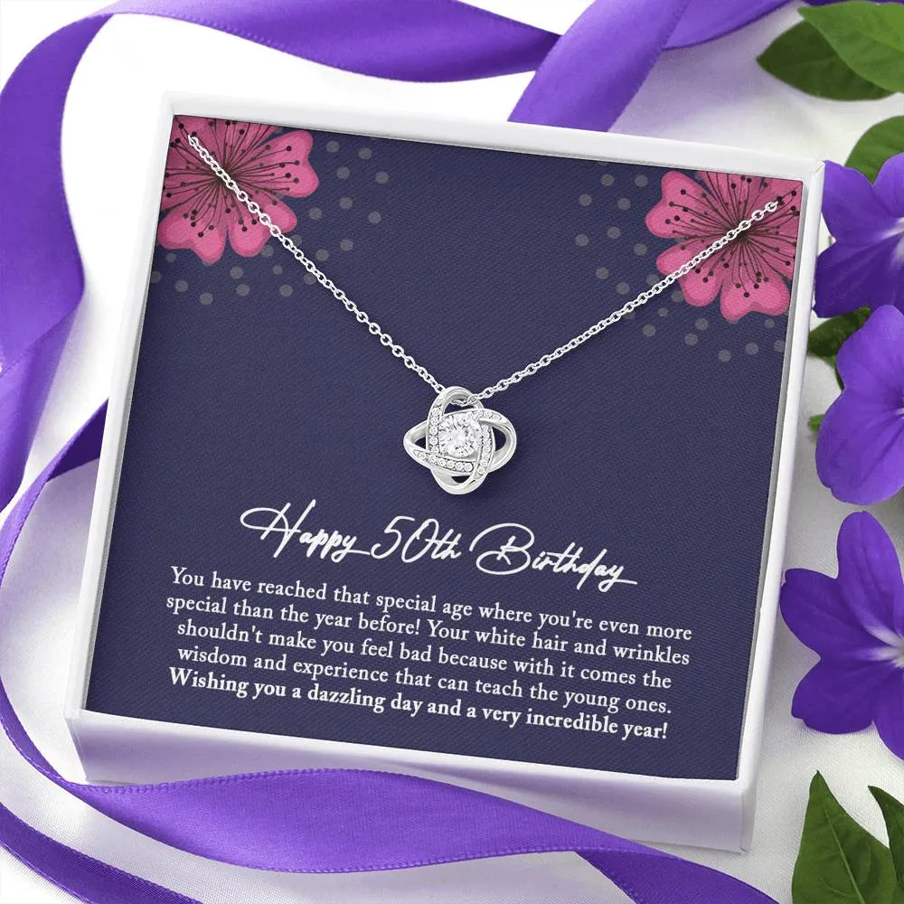 50th Birthday Gift for Women,  50th Birthday Gift for Women Jewelry, Gift For 50th Birthday Woman