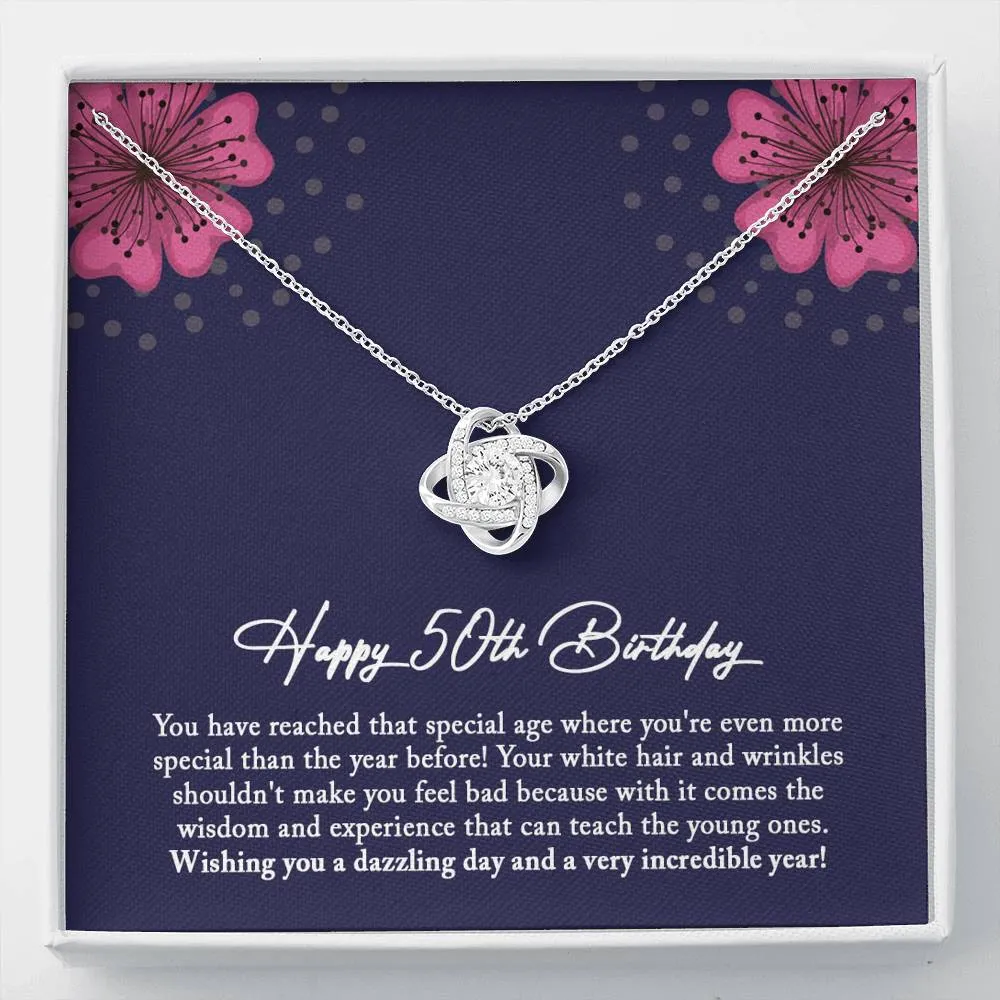 50th Birthday Gift for Women,  50th Birthday Gift for Women Jewelry, Gift For 50th Birthday Woman