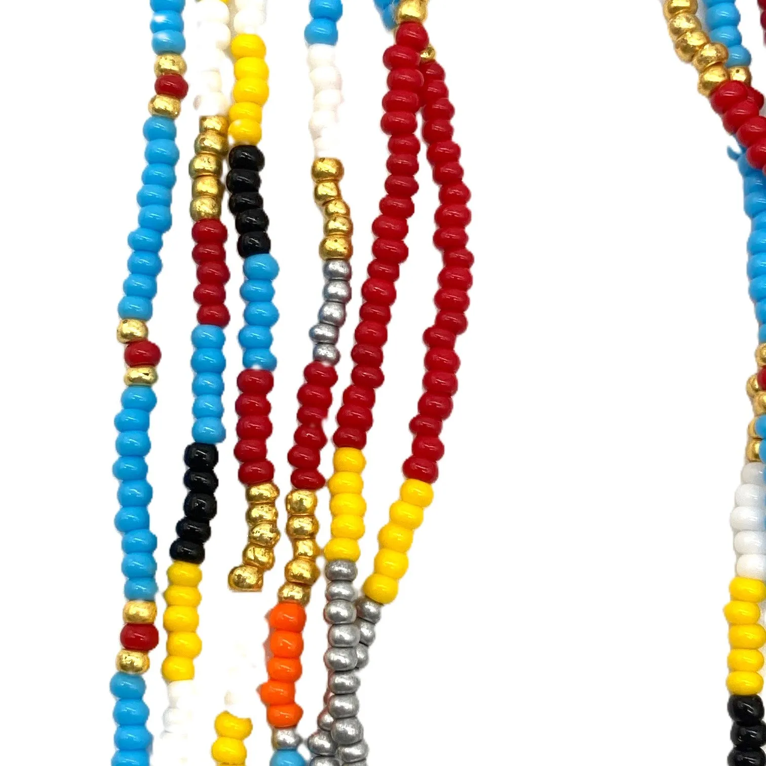 6 Strand Necklace - PARAKEET
