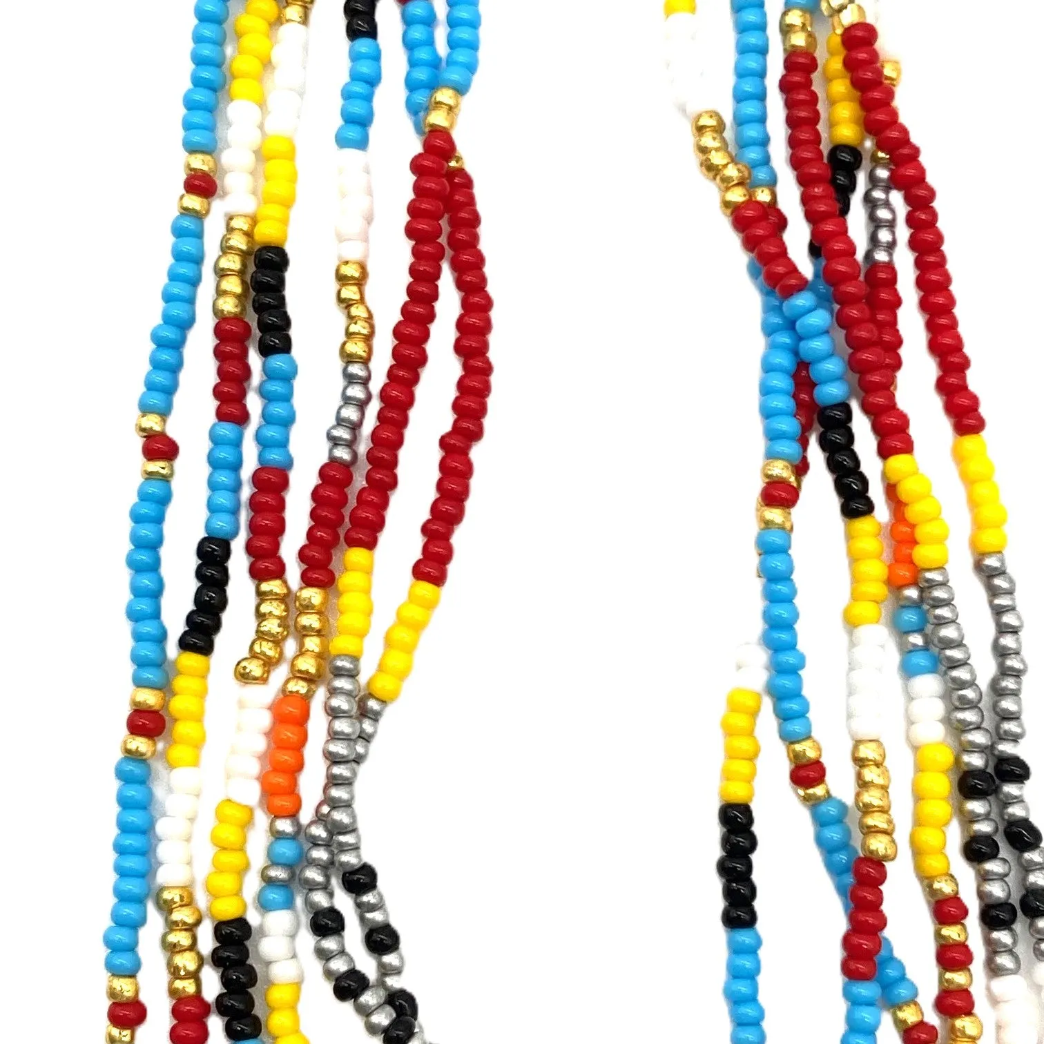 6 Strand Necklace - PARAKEET