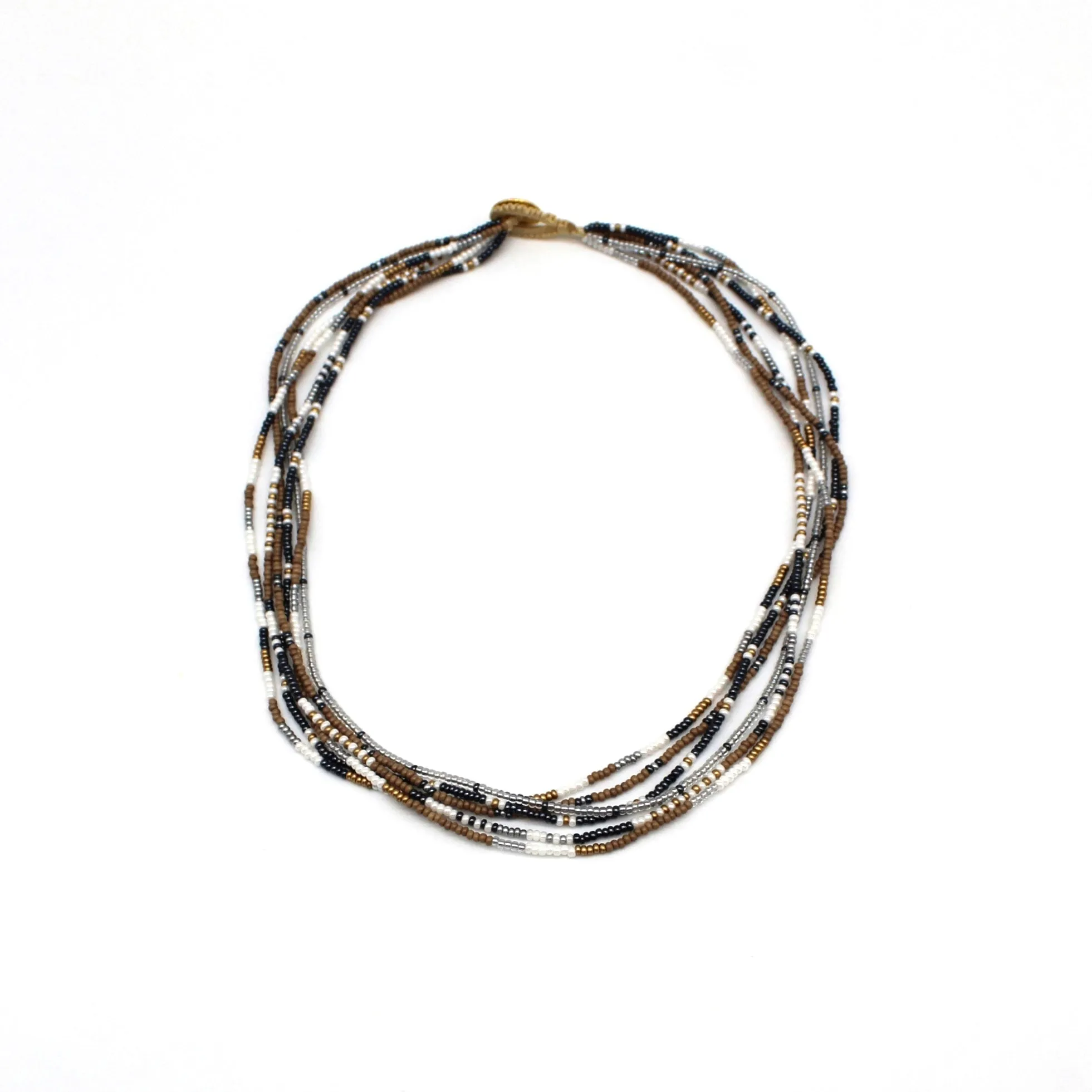 6 Strand Necklace - SANDPIPER