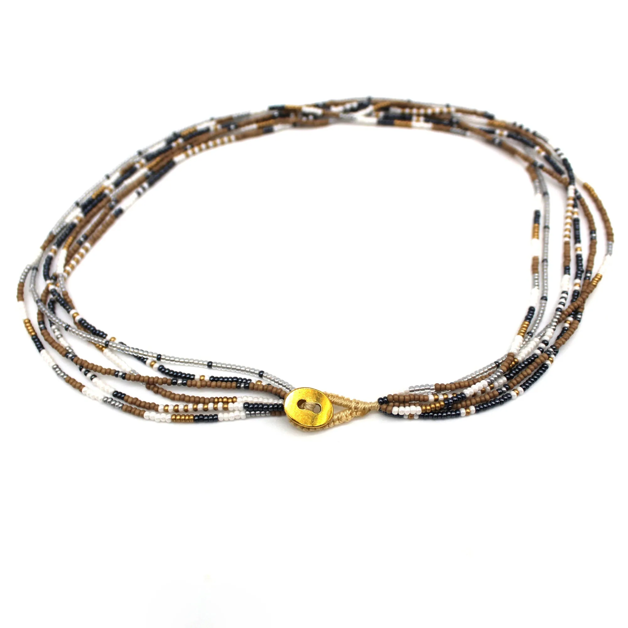 6 Strand Necklace - SANDPIPER