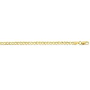 9ct Yellow Gold Curb Chain Necklace