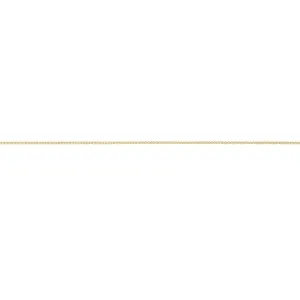 9ct Yellow Gold Curb Necklace 55cm