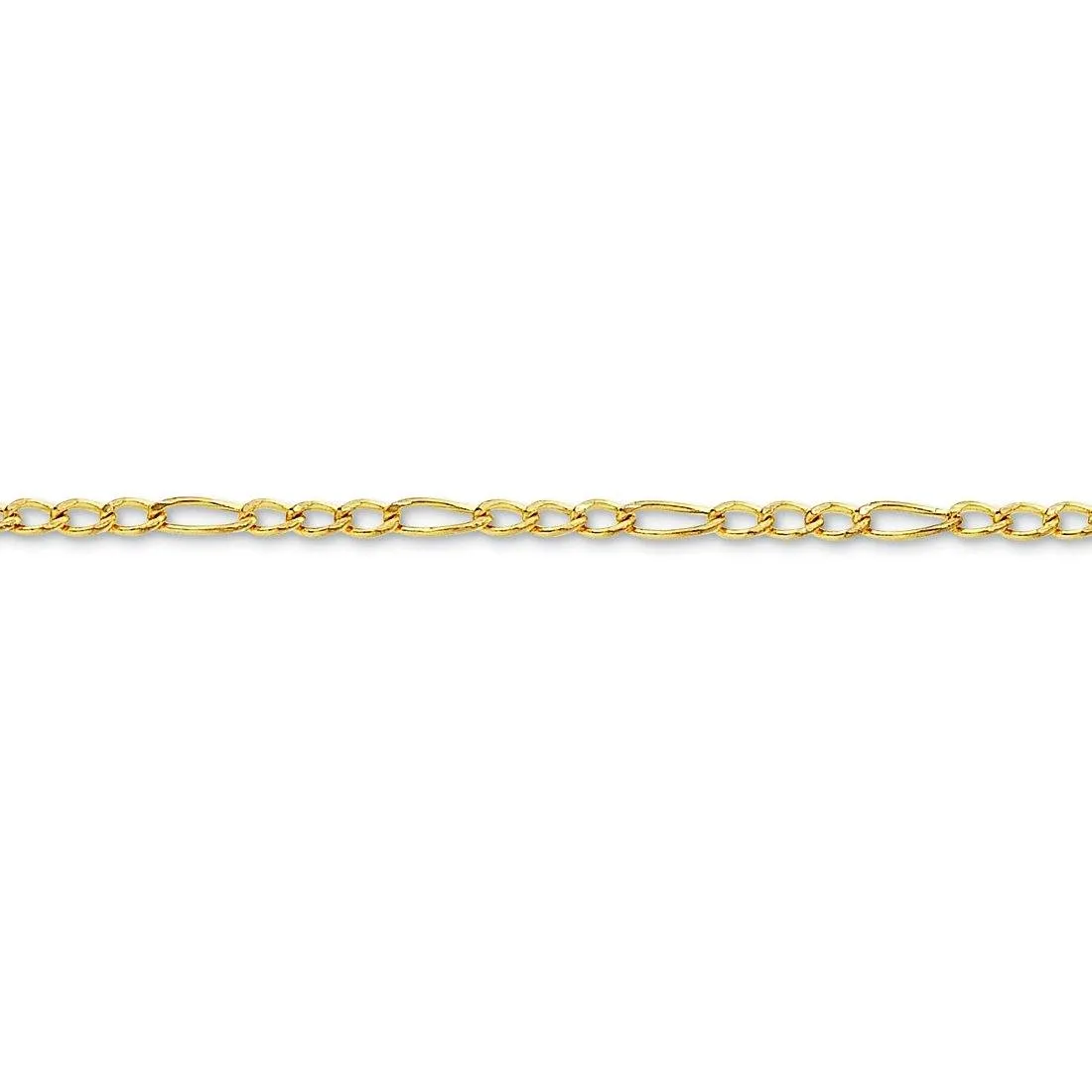 9ct Yellow Gold Figaro Necklace