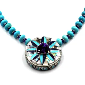 Amethyst & Turquoise Necklace