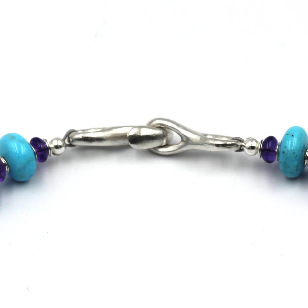 Amethyst & Turquoise Necklace