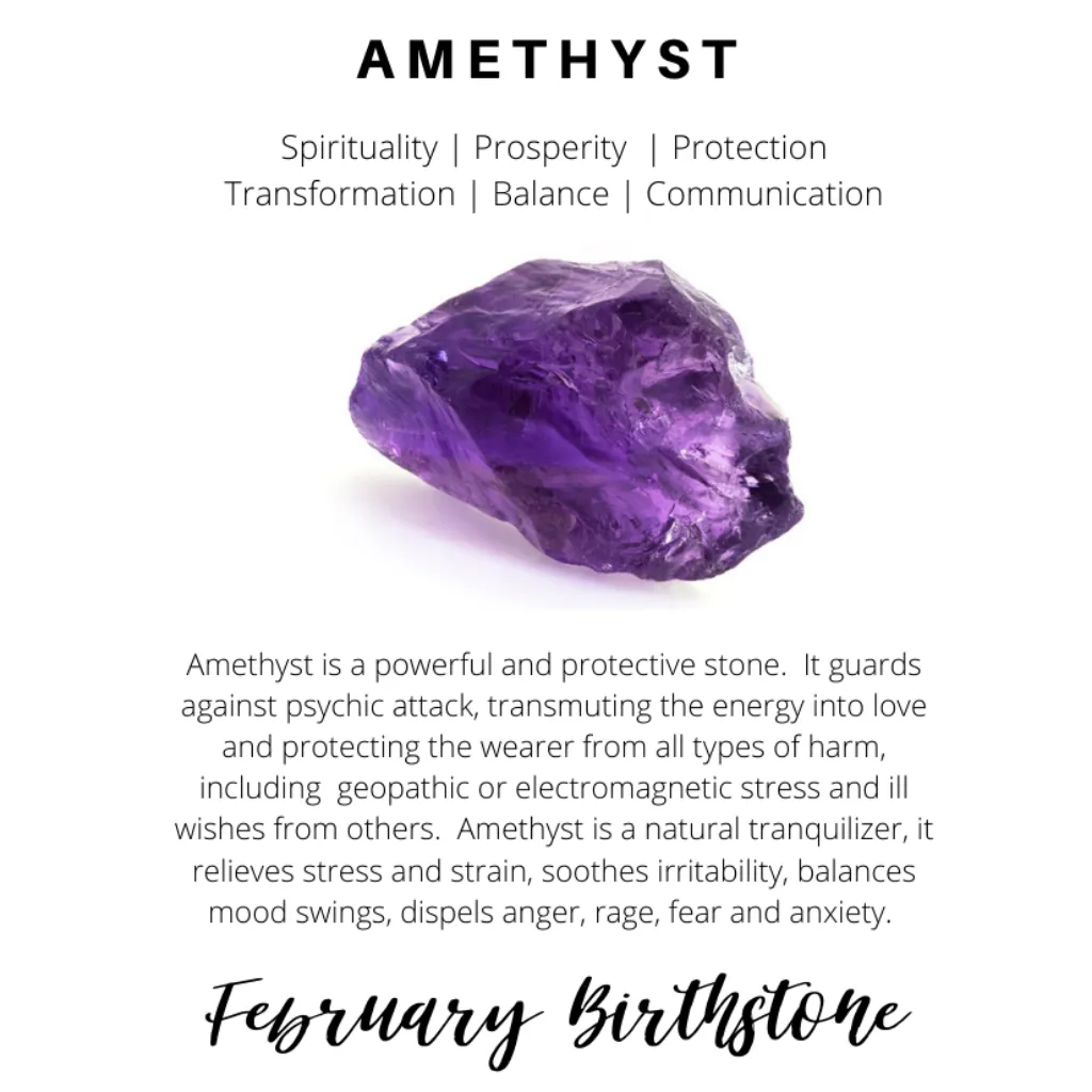 Amethyst Bullet Point Necklace