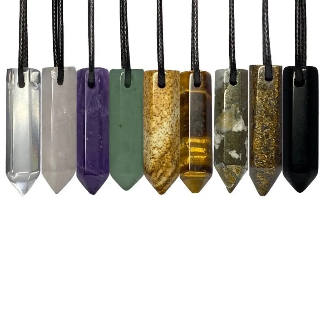 Amethyst Bullet Point Necklace