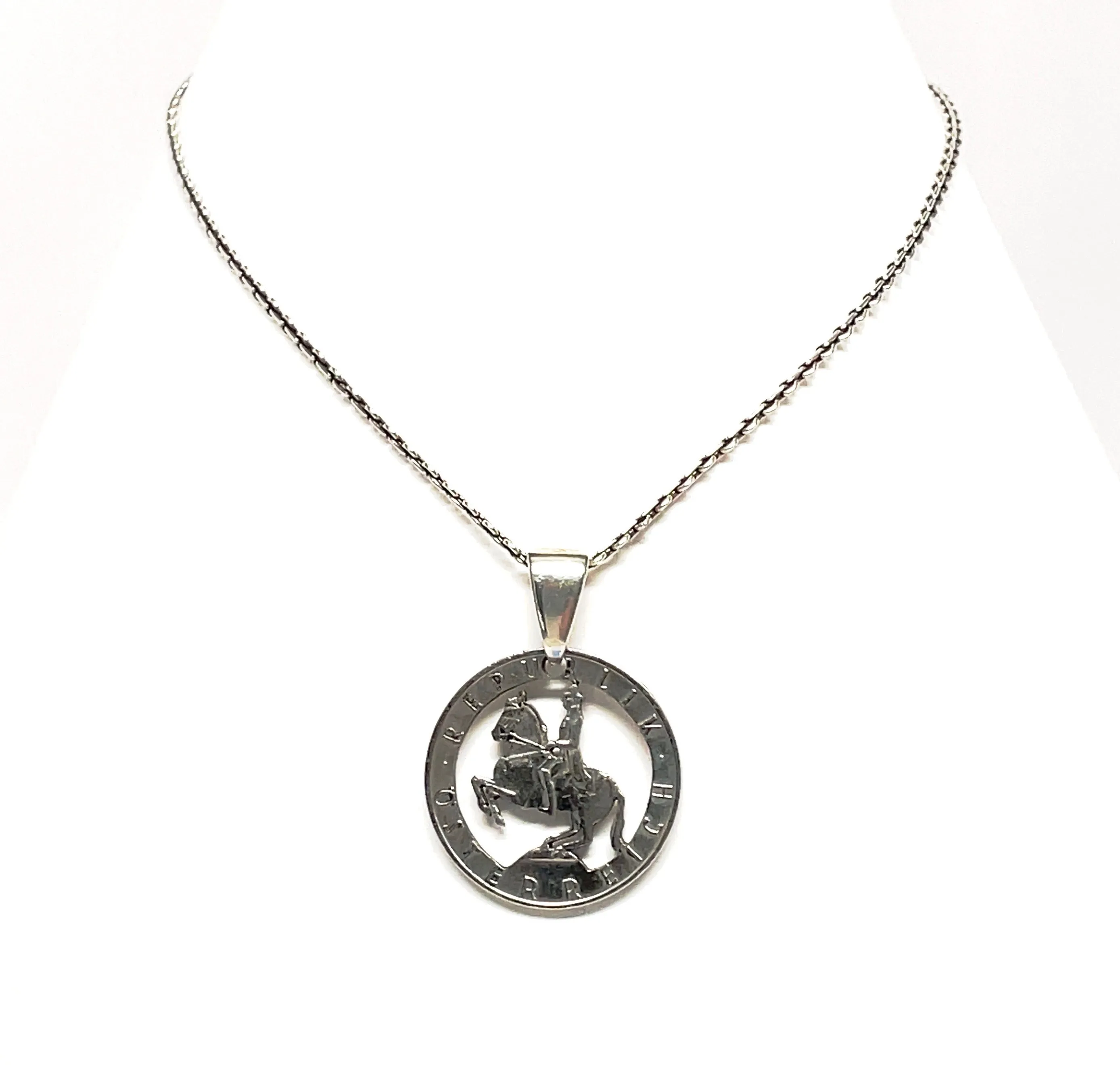 Austrian Lipizzaner Coin Necklace
