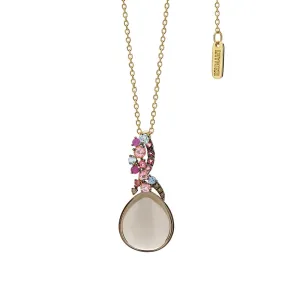 Baobab 18K Yellow Gold Smoky Quartz & Mixed Gemstone Pendant Necklace