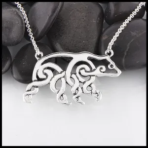 Celtic Bear Necklace