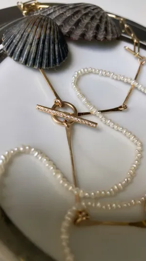 Clarissa seed pearl necklace
