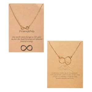 Combo Of 2 Infinite and Double Circle Ring Pendant