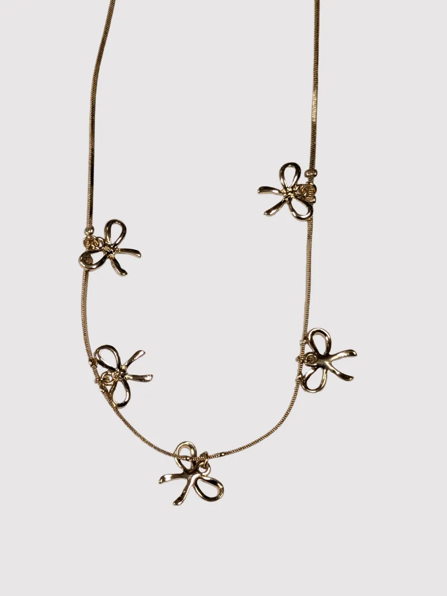 Coquette Bow Necklace