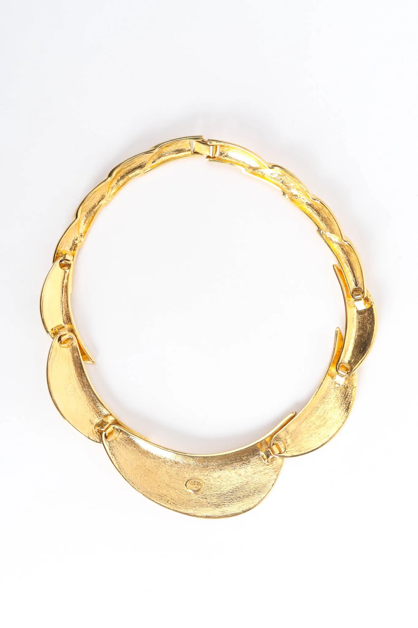 Crescent Arch Rhinestone Necklace