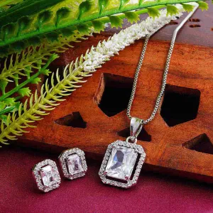 Crystal Necklace Earring Set