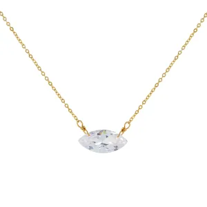 CZ Marquise Necklace