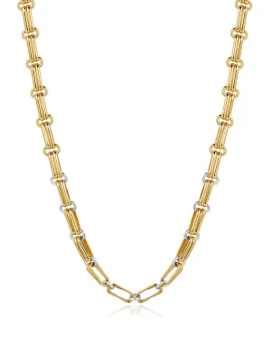 Dalia Two-Tone Chain Necklace