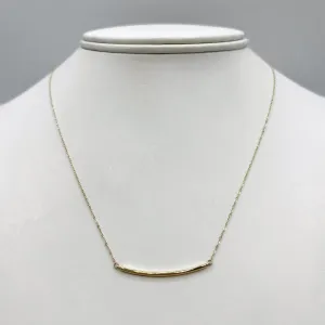 Delicate Golden Bar Necklace