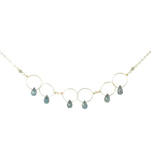 Delicate Kyanite Links Necklace