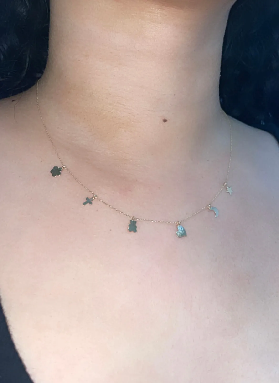 Delicate Multi Charm Necklace - 61958