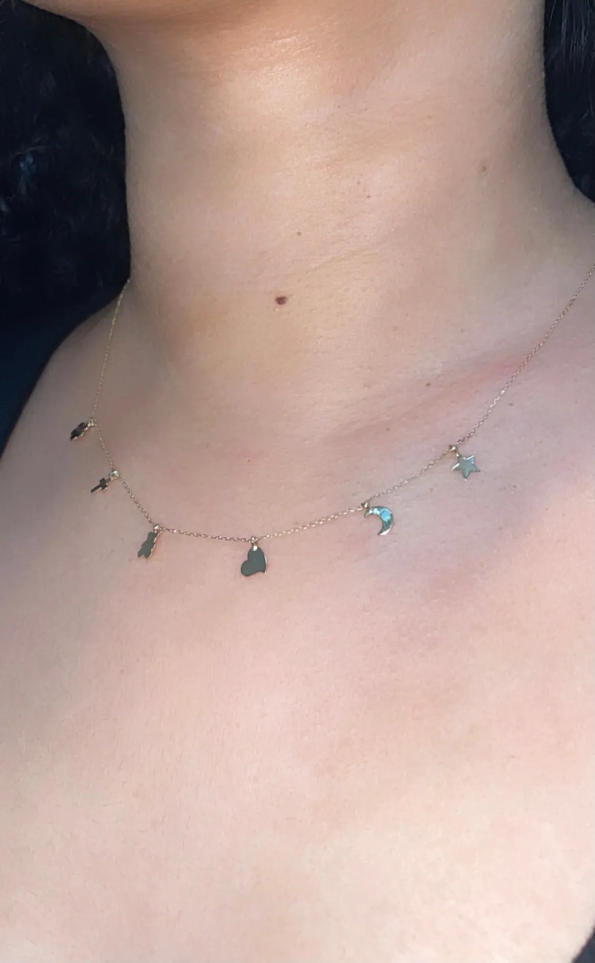 Delicate Multi Charm Necklace - 61958