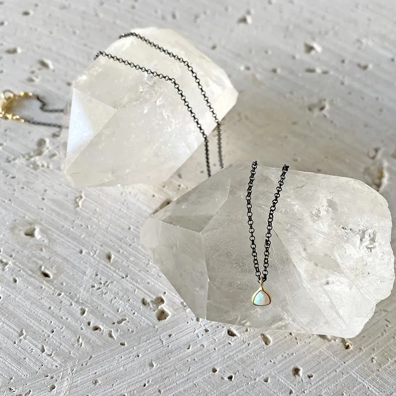 Delicate Petite Opal Necklace