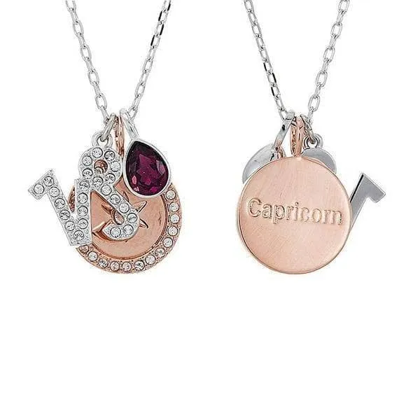 Detachable Unique Twelve Constellation Necklace with Diamond