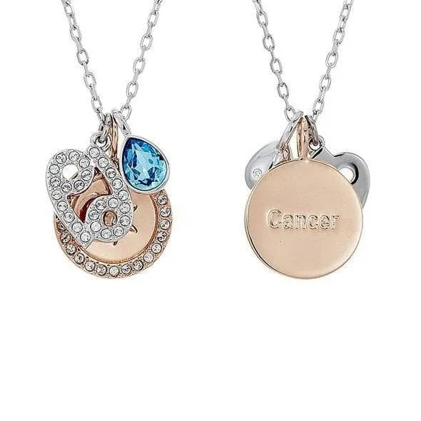 Detachable Unique Twelve Constellation Necklace with Diamond