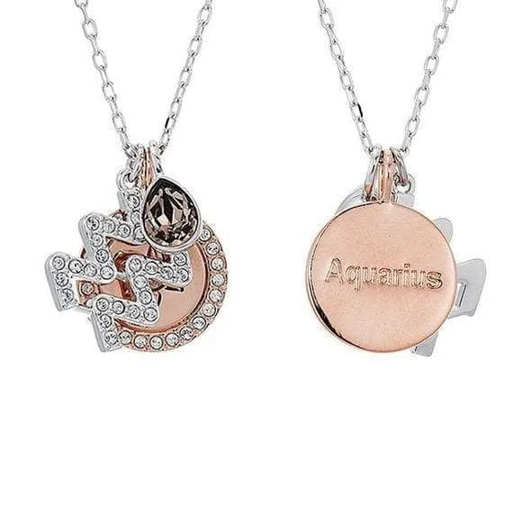 Detachable Unique Twelve Constellation Necklace with Diamond