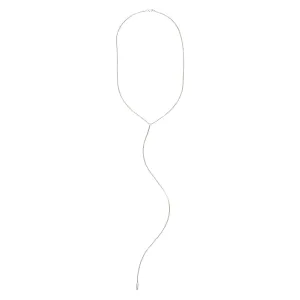 Dew Box Chain Necklace - Sterling Silver