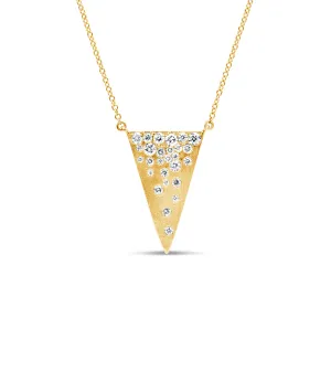 Diamond Celestial Triangle Necklace