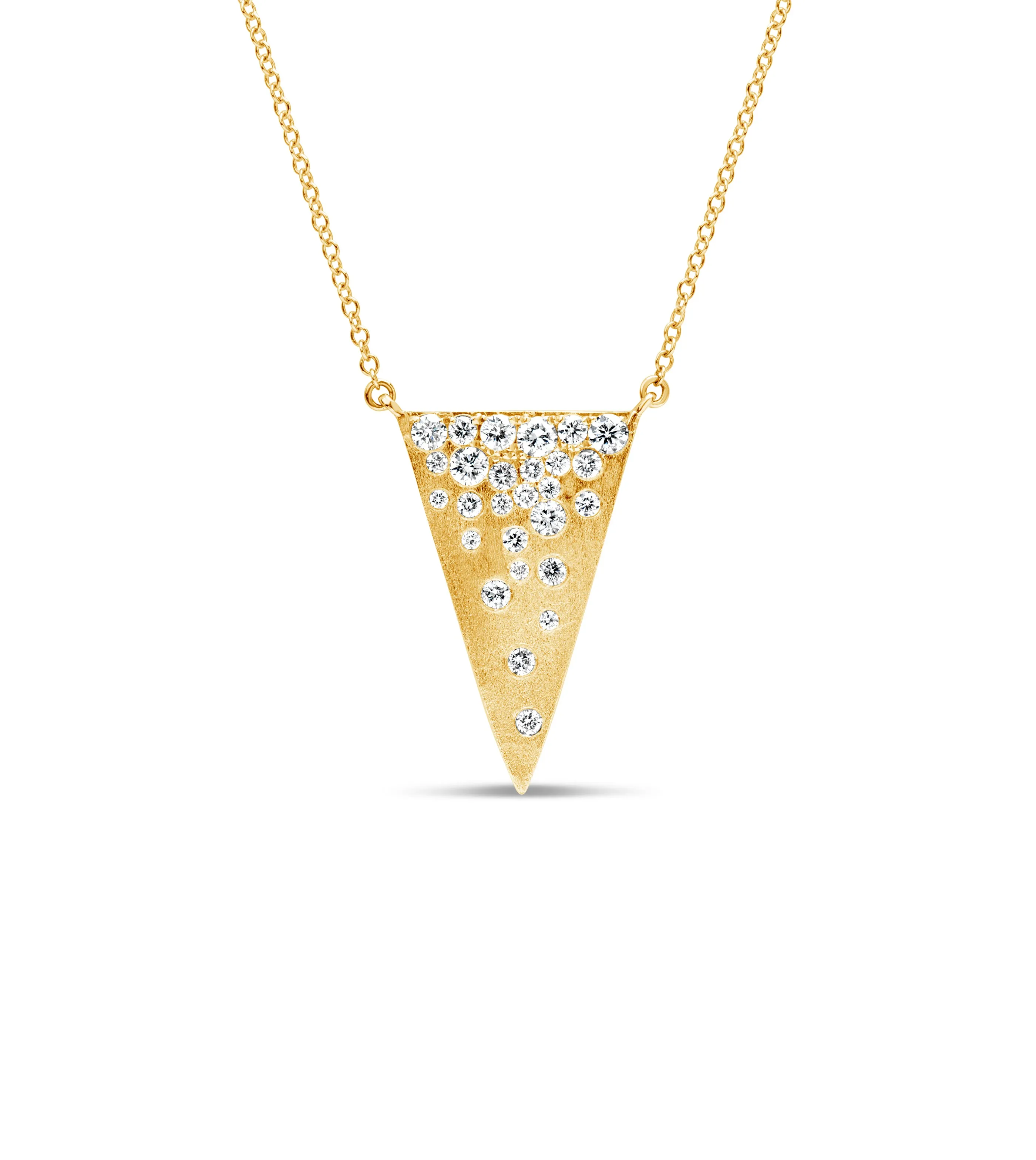 Diamond Celestial Triangle Necklace