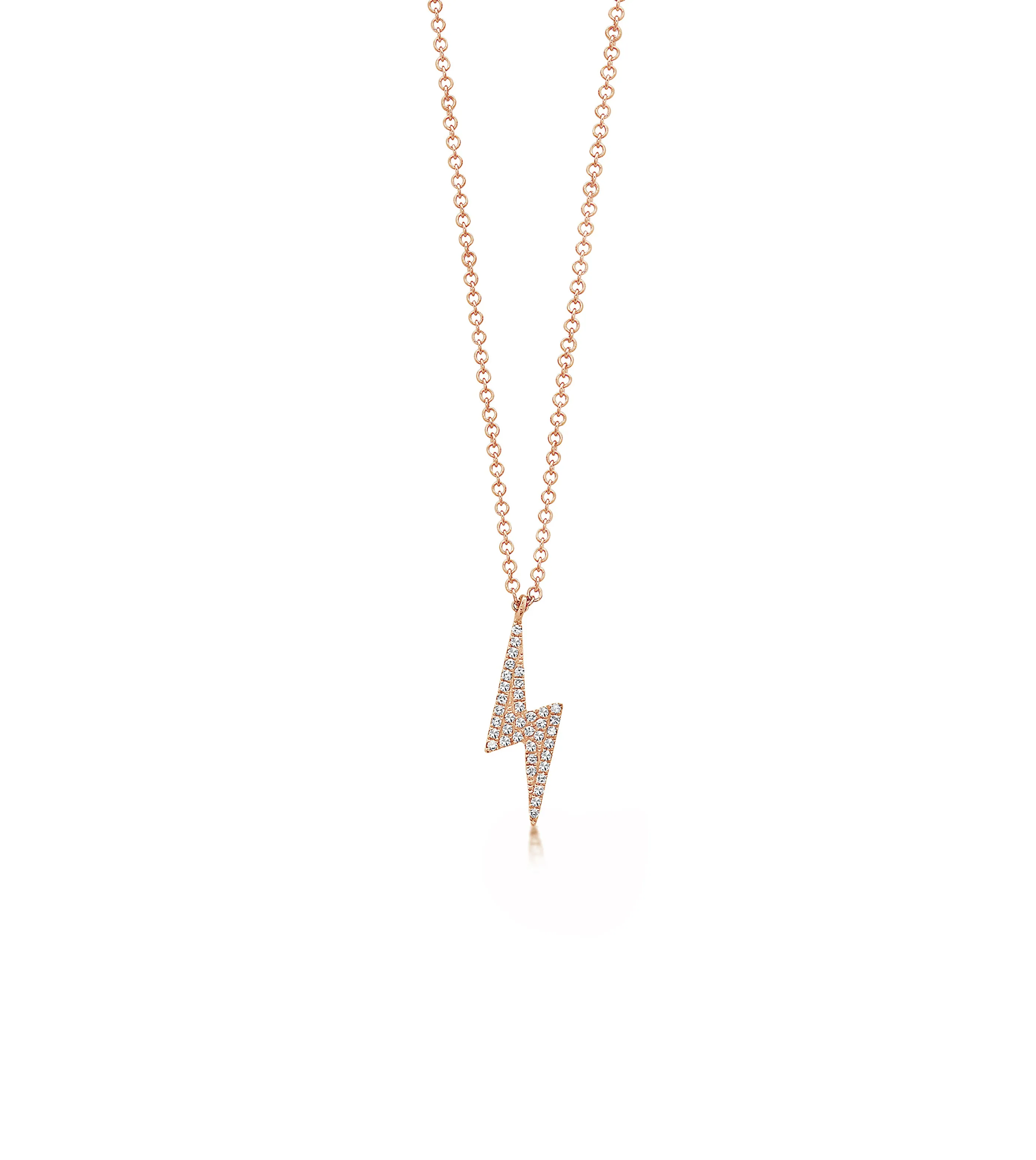Diamond Lightning Bolt Necklace
